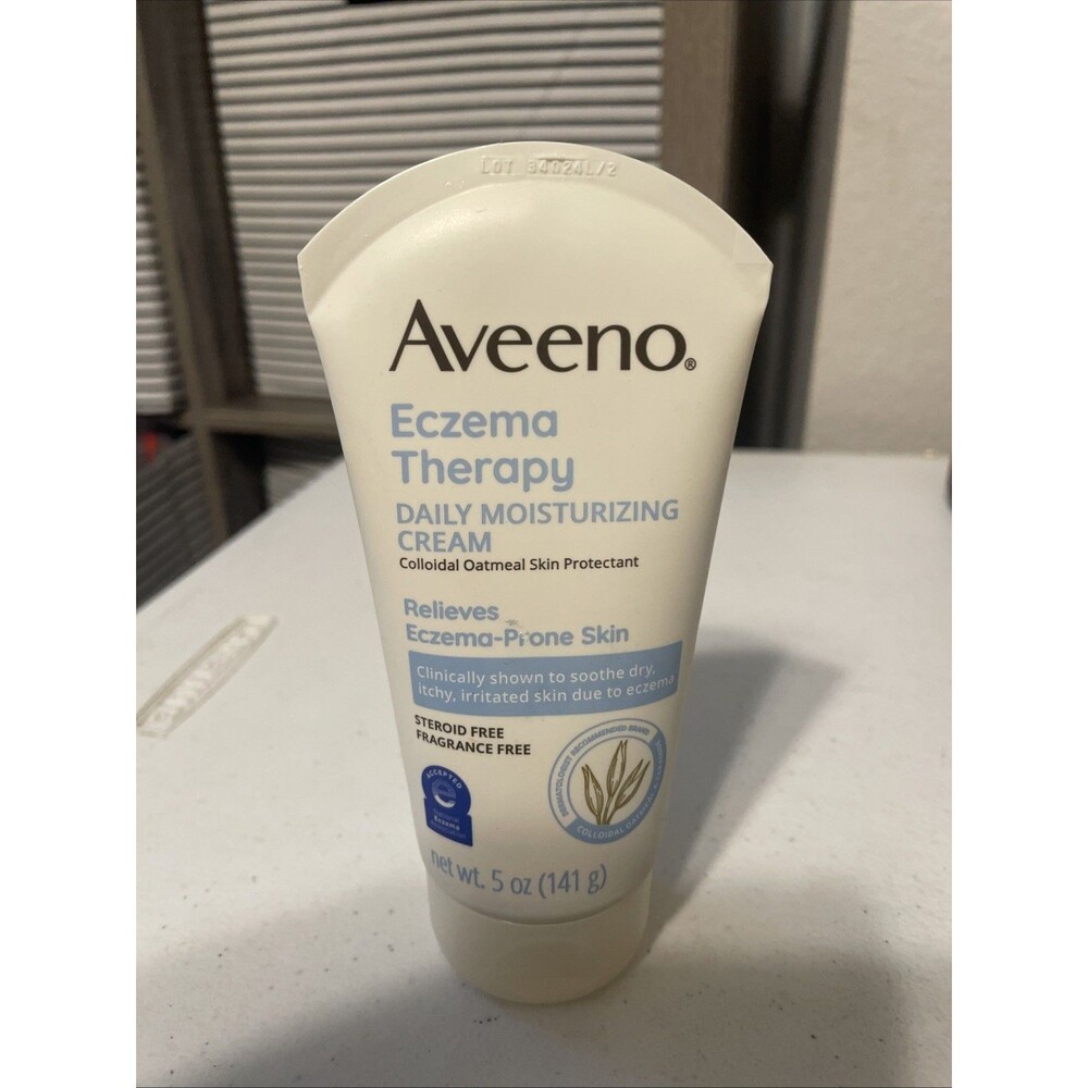 Aveeno Daily Moisturizing Cream Eczema Therapy Dry Skin Relief Steroid Free 5 oz